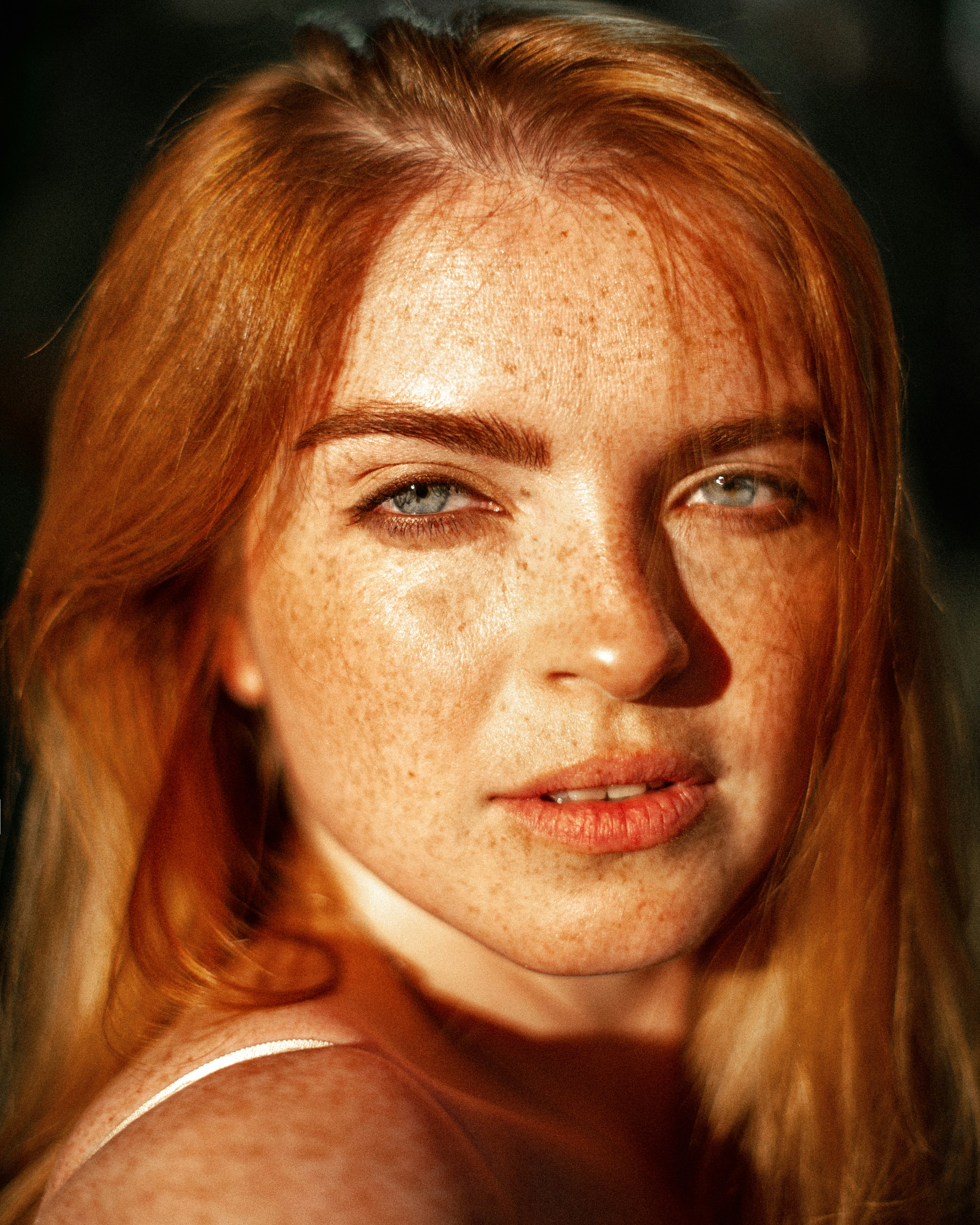 Redhead Girl Dee Pale Redhead Dee With Freckles Image Gallery